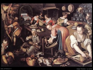 "La cucina" di Vincenzo Campi (1508 circa)