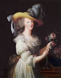 Maria Antonietta in "chemise"
