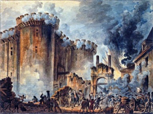 La presa della Bastiglia in un dipinto di Jean-Pierre Houel