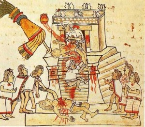 Sacrifici umani presso gli Aztechi