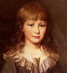 Il piccolo Luigi Carlo, figlio di Maria Antonietta e Luigi XVI