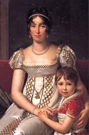 Ortensia Beauharnais con il piccolo Carlo Luigi, futuro Napoleone III