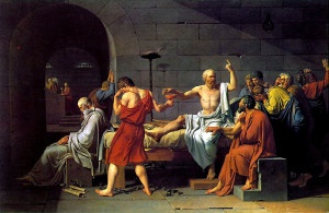 "Morte di Socrate", Jacques-Louis David