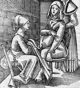 Un parto nel Medioevo, quando non era facile né partorire né nascere
