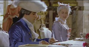 Luigi XVI a tavola (dal film Marie Antoinette). Il re aveva un appetito formidabile