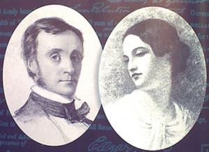 I coniugi Edgar Allan Poe e Virginia Clemm