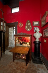La stanza del castello di Fumone in cui è conservato il bambino mummificato