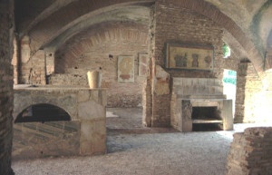 Una tipica taberna romana a Ostia