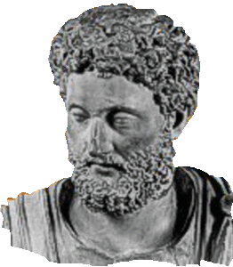 Ritratto di Commodo, imperatore dalle stravaganti pettinature. Gli uomini romani avevano la mania dei capelli