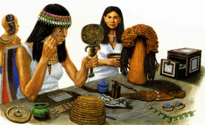 Bellezza egizia. Oli e unguenti erano usati per viso, corpo e capelli
