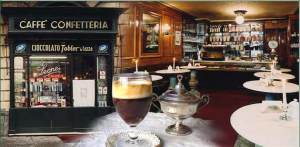 "al Bicerin", storico e bellissimo caffè settecentesco di Torino