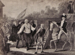 Luigi XVI verso il patibolo. Le cronache dell'epoca sono in certi punti discordanti l'una con l'altra