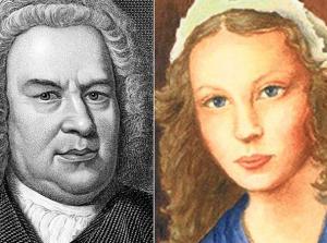 Johann Sebastian Bach e la moglie Anna Magdalena