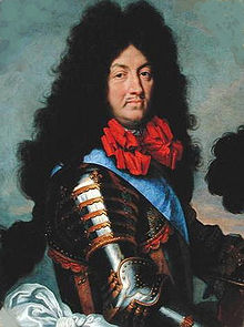 Ritratto di Luigi XIV (1684). Il Re Sole si dedicava con passione al gioco delle bocce