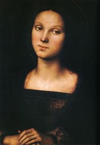 Maria Maddalena nell'interpretazione pittorica del Perugino (1500 circa)