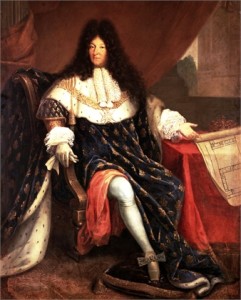 Luigi XIV sul trono di Francia. Il Re Sole ha lasciato scritte importanti riflessioni sulla politica e sul difficile mestiere di Re