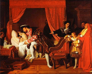 La morte di Leonardo di J.A.D. Ingres (Musée du Petit Palais,Parigi)