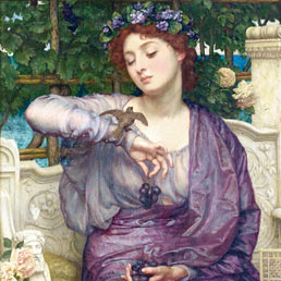 Clodia, o Lesbia, in un dipinto di Edward John Paynter (1907)