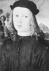 Un giovanissimo Alfonso d'Aragona ritratto da Pinturicchio
