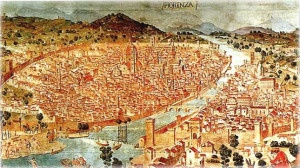 Firenze nel 1500. La città fu meta prediletta, nel Rinascimento, dei più grandi artisti dell'epoca