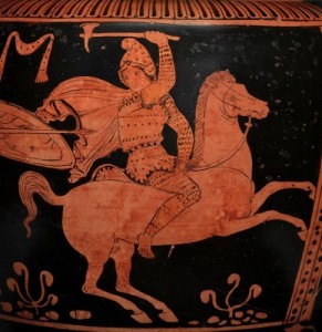 Amazzone greca a cavallo (l'immagine non è quella cui il post si riferisce)