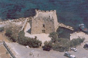 Torre Santa SAbina (Brindisi) vista dall'aereo