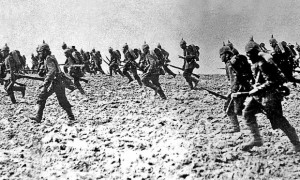 Soldati al fronte durante la Prima Guerra Mondiale