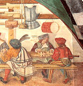 Una taverna nel Medioevo