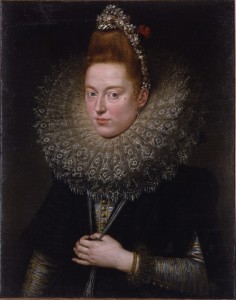 Ritratto di dama del '600 (Rubens). Per diventare bionde (o rosse), le signore dell'epoca usavano anche l'urina