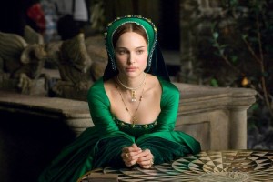 Natalie Portman nel ruolo di Anna Bolena nel film "L'altra donna del re"