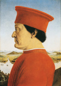 Federico II da Montefeltro ritratto da Piero della Francesca