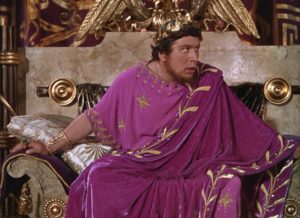 Un indimenticabile Peter Ustinov nella parte di Nerone nel film "Quo vadis"? Sembra che Nerone fosse affetto da una forte miopia