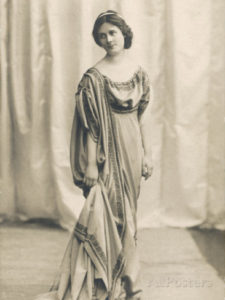 La ballerina Isadora Duncan