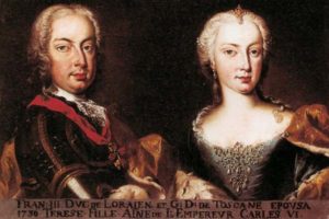 Ritratto di Maria Teresa d'Austria e Francesco Stefano di Lorena